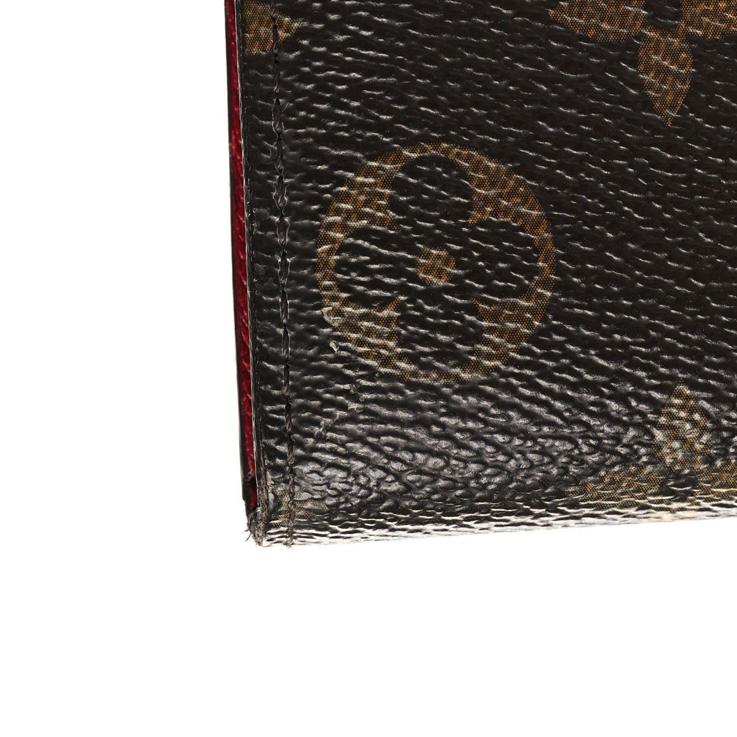 Louis Vuitton Monogram Emilie Wallet Rouge 13 of 13