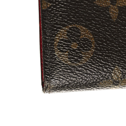 Louis Vuitton Monogram Emilie Wallet Rouge 13 of 13