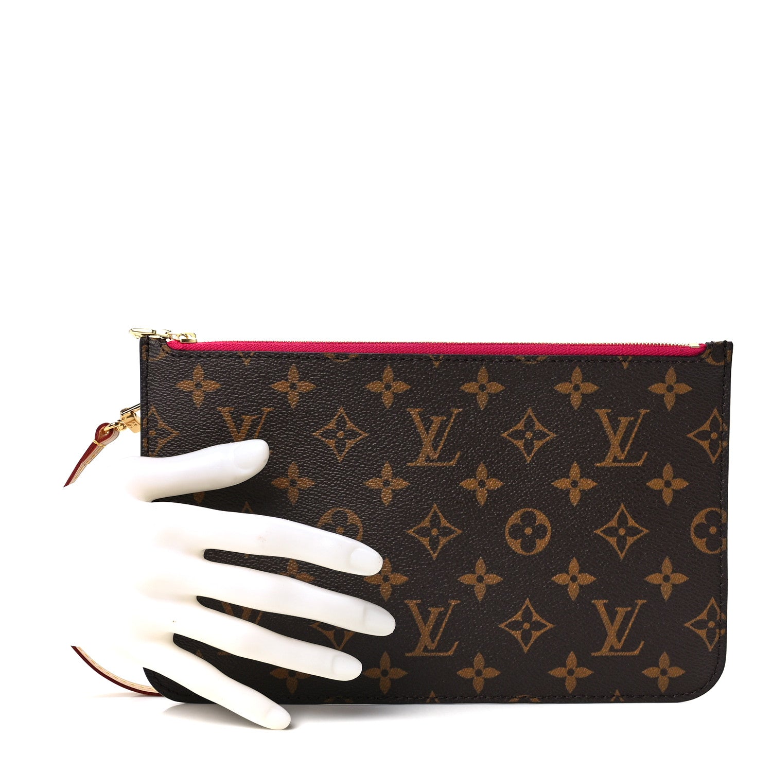Louis Vuitton Monogram Neverfull MM GM Pochette Pivoine 2 of 10