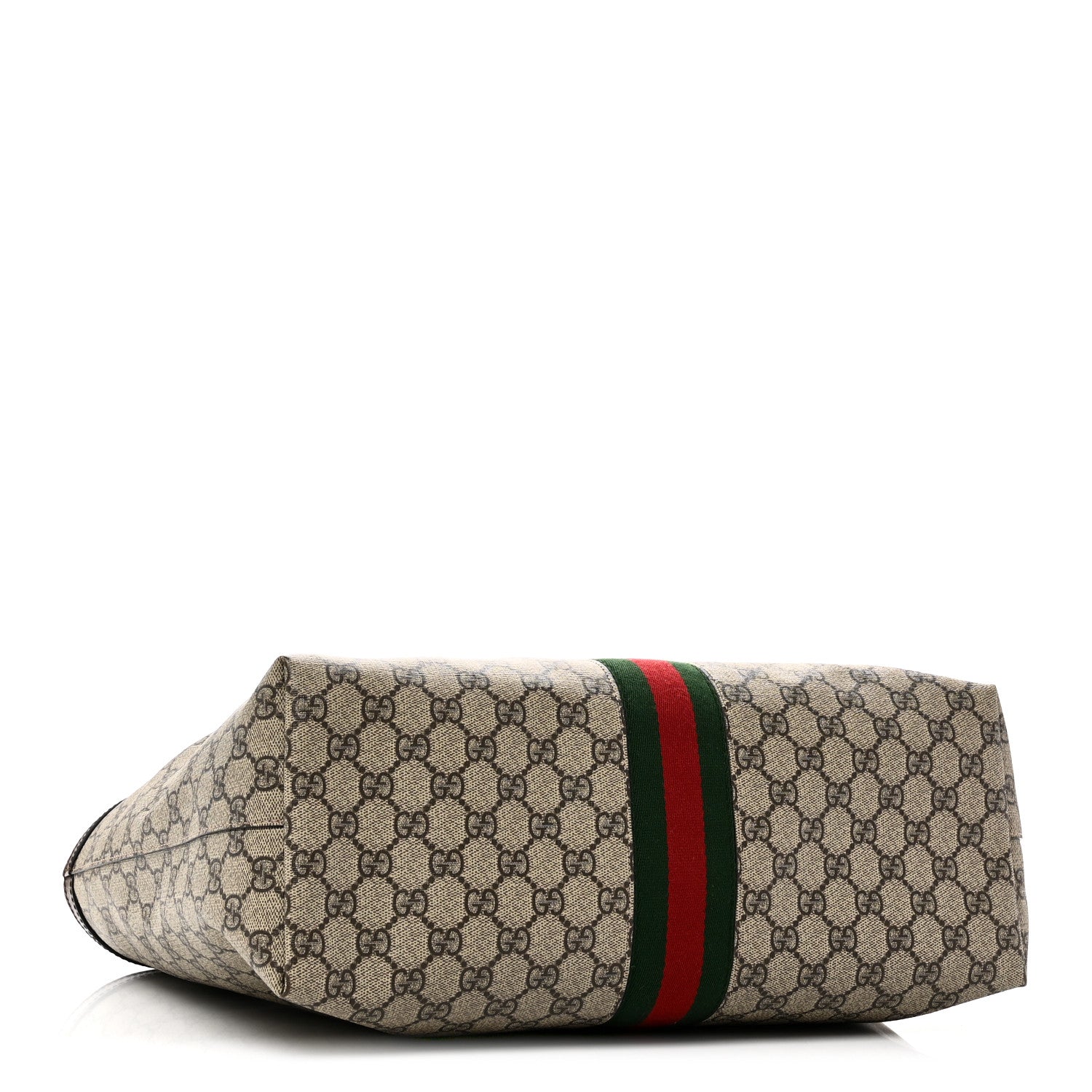 Gucci GG Supreme Monogram Medium Ophidia Shopping Tote Brown 4 of 11