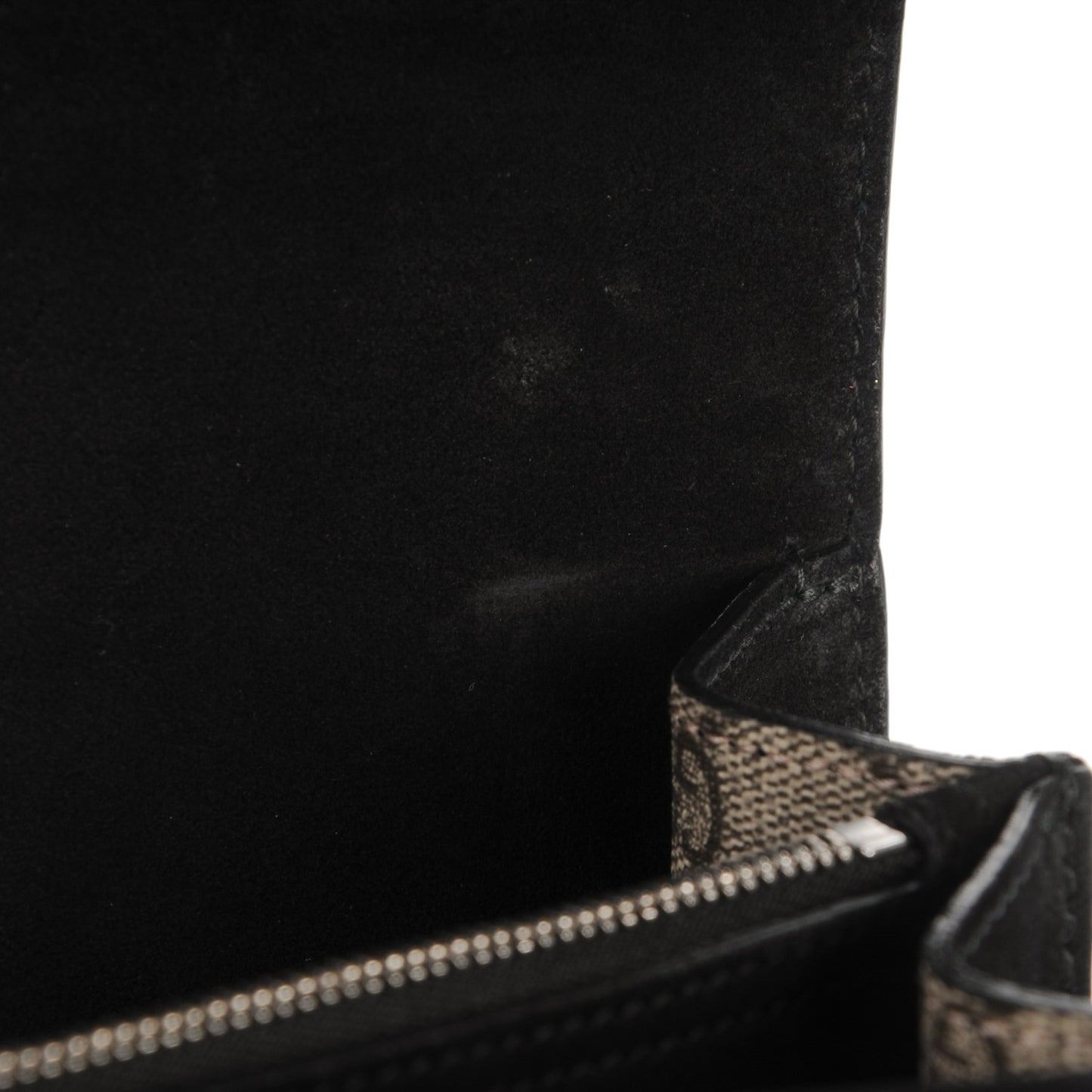 GG Supreme Monogram Medium Dionysus Shoulder Bag Black