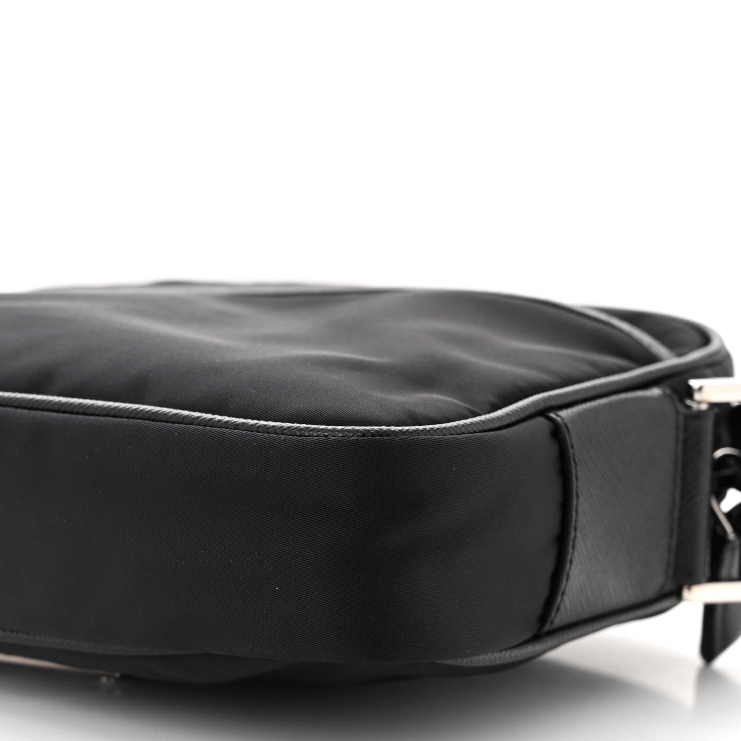 Prada Tessuto Nylon Saffiano Logo Camera Bag Black 11 of 11