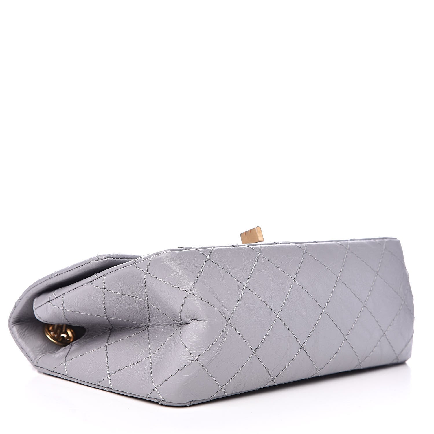 Chanel Aged Calfskin Quilted 2.55 Reissue Mini Flap Grey 4 of 11