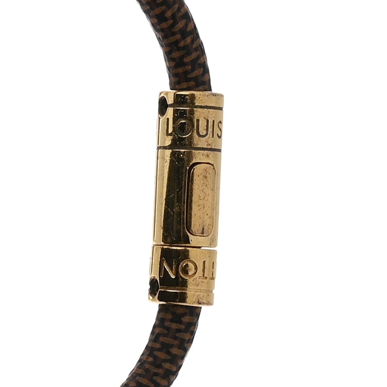 Louis Vuitton Damier Ebene Keep It Bracelet 17 4 of 5
