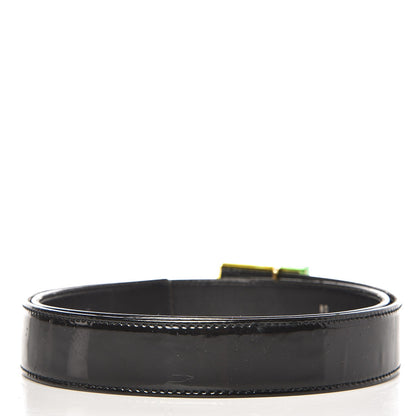 Chanel Patent Resin CC Belt 80 32 Black Multicolor 3 of 8