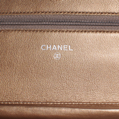 Chanel Caviar Wallet on Chain WOC Metallic 5 of 7