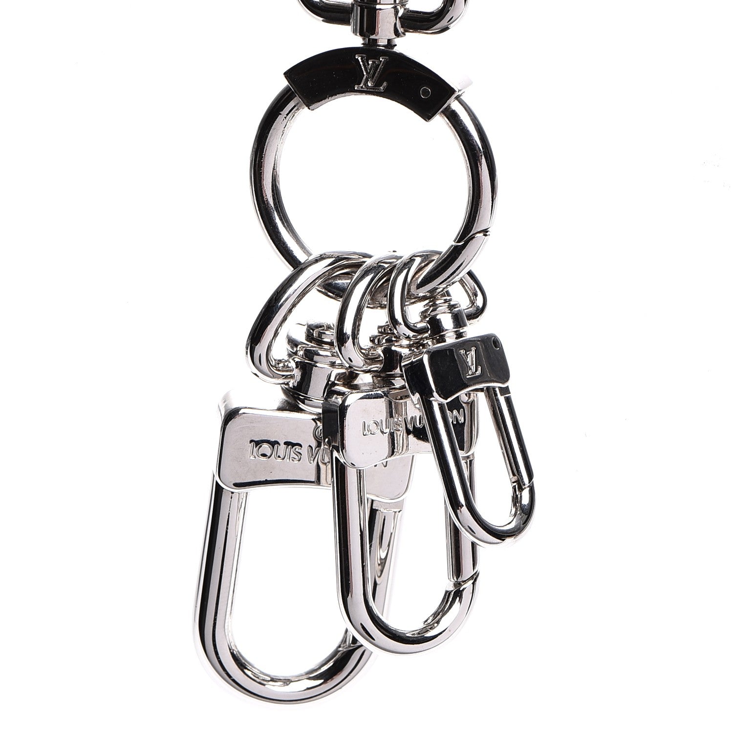 Louis Vuitton Taiga Collier Pochette Cles Neck Strap Key Holder Ardoise 4 of 8