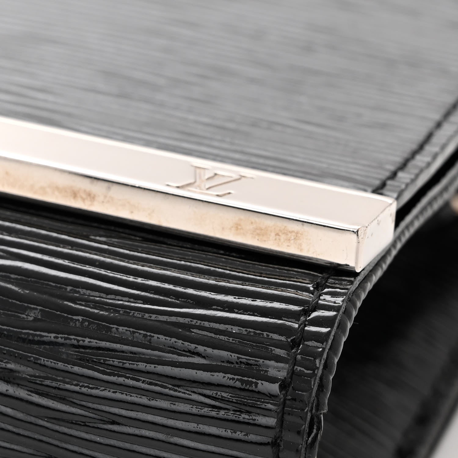 Louis Vuitton Electric Epi Sevigne Clutch Black 10 of 10