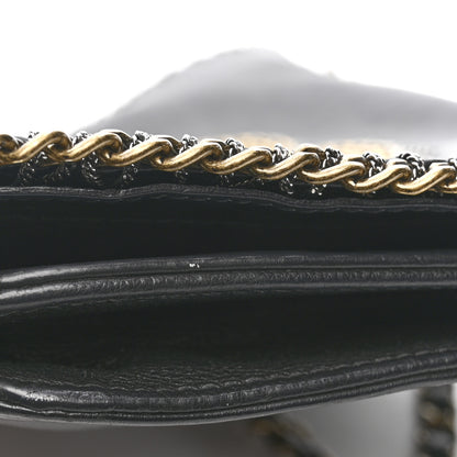 Chanel Calfskin Chain CC Byzance Flap Black 14 of 14
