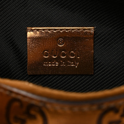 Gucci Guccissima Small Cosmetic Pouch Bronze 6 of 8
