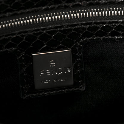 Fendi Snakeskin Baguette Black 6 of 12