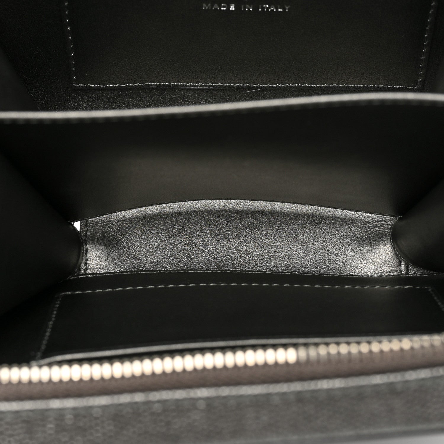 Chanel Metallic Caviar Quilted CC Filigree Vanity Clutch With Chain Dark Silver 5 of 9