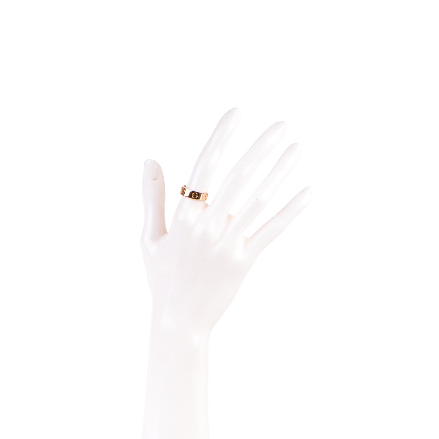 18K Pink Gold 5.5mm LOVE Ring 52 6