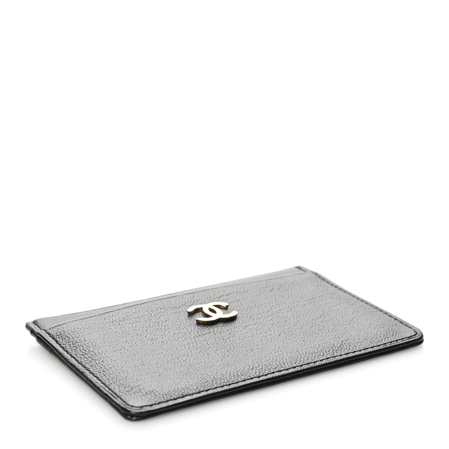 Chanel Goatskin CC Card Holder Black 4 of 9