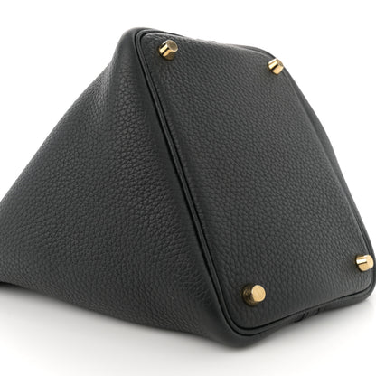 Hermes Taurillon Clemence Picotin Lock 18 PM Black 9 of 12