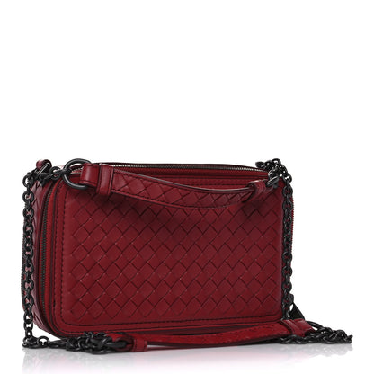 Bottega Veneta Nappa Intrecciato Camera Bag Red 4 of 13