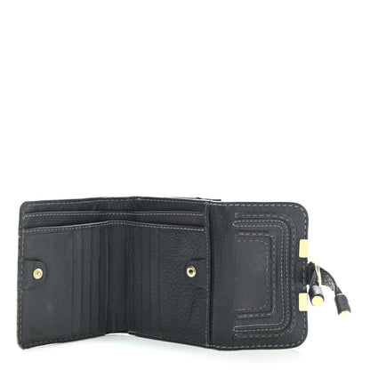 Chloe Grained Calfskin Marcie Square Wallet Black 5 of 19