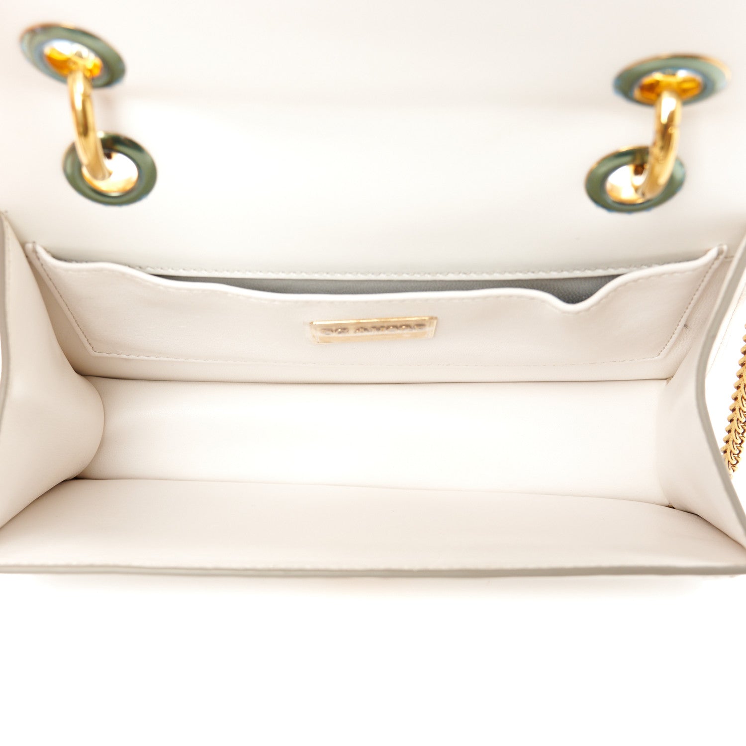 Dolce & Gabbana Smooth Calfskin Small DG Amore Envelope Bag White 5 of 9