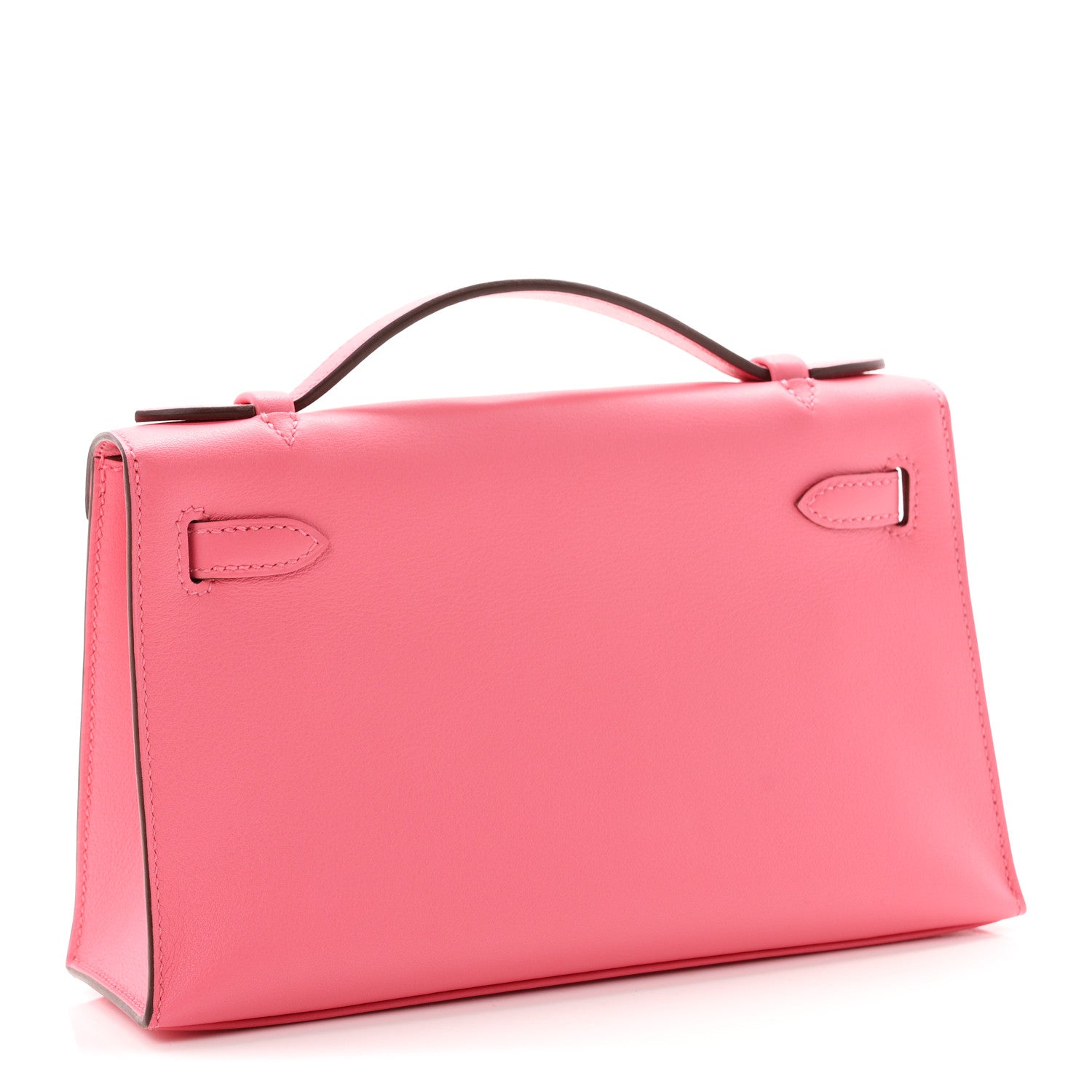 Hermes Swift Kelly Pochette Clutch Rose Azalee 3 of 10