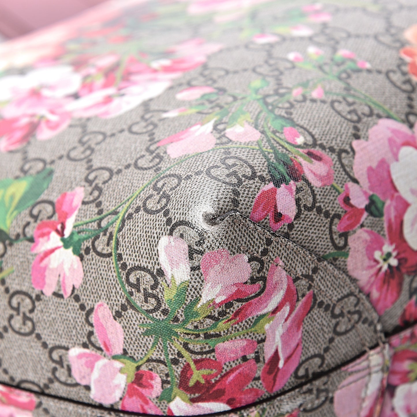 GG Supreme Monogram Blooms Large Reversible Tote Beige Multicolor Dry Rose