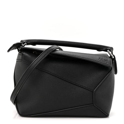 Loewe Calfskin Mini Puzzle Bag Black 1 of 12