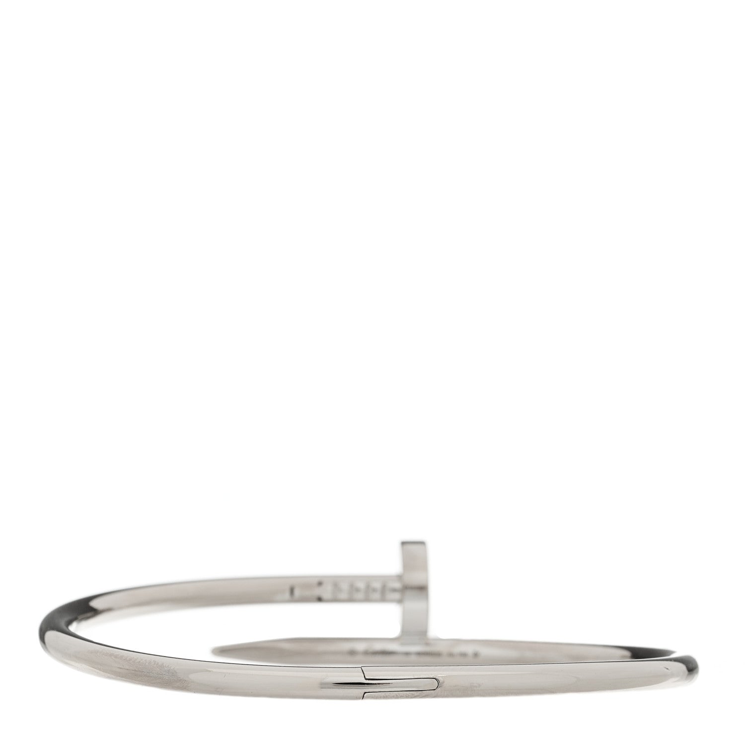 Cartier 18K White Gold Juste Un Clou Bracelet 18 2 of 3