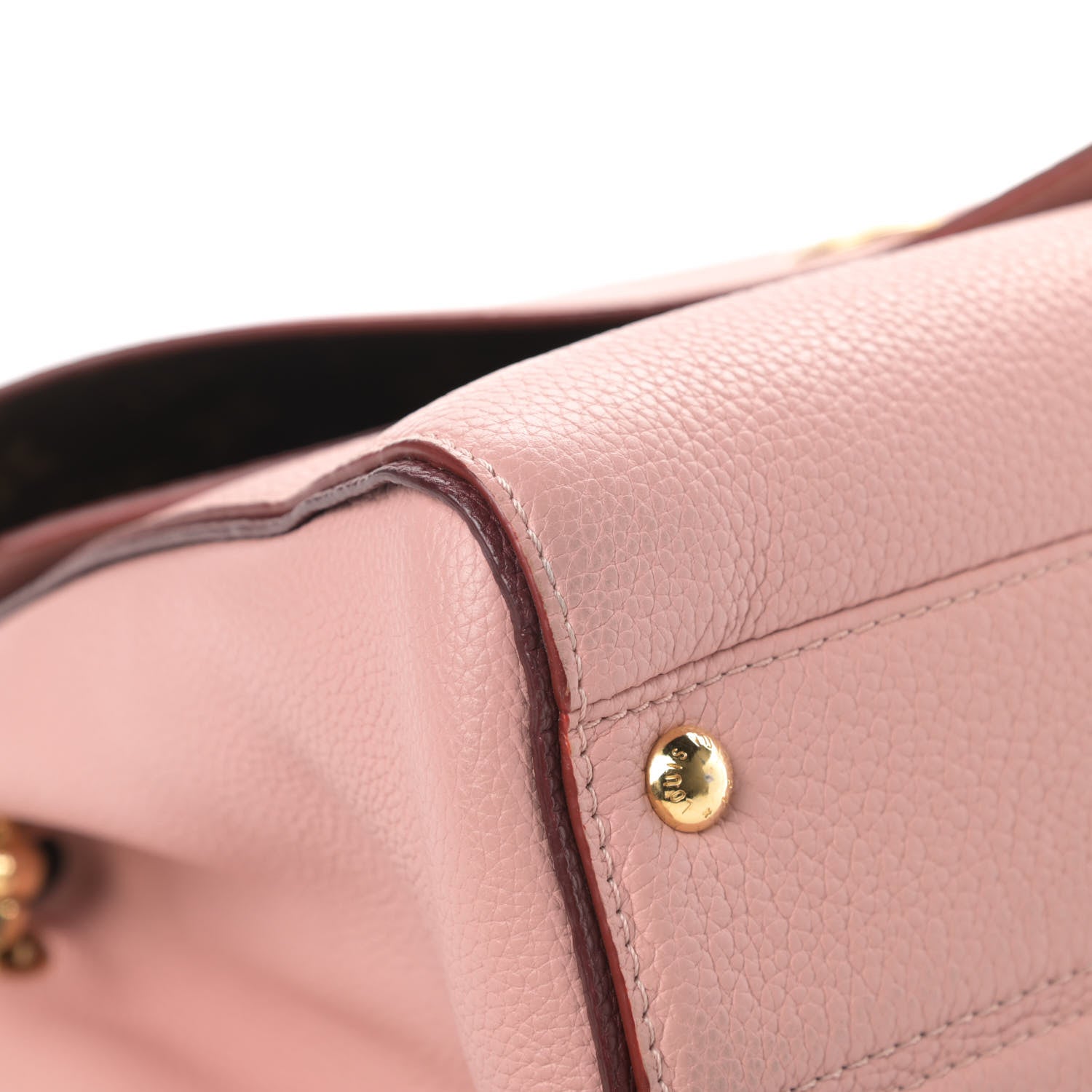 Louis Vuitton Grained Calfskin Monogram Double V Rose Poudre 9 of 13