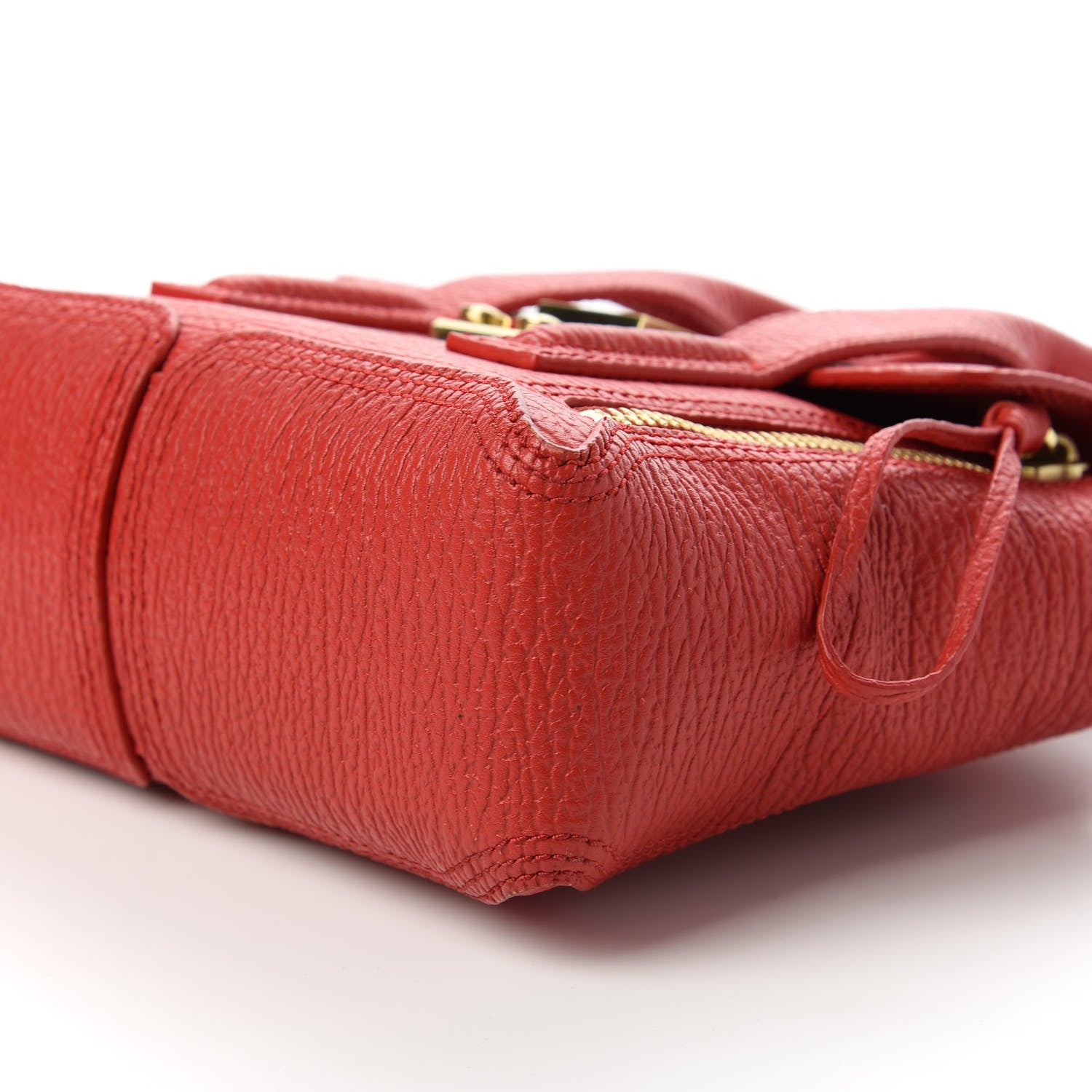 3.1 Phillip Lim Textured Calfskin Mini Pashli Satchel Red 7 of 10