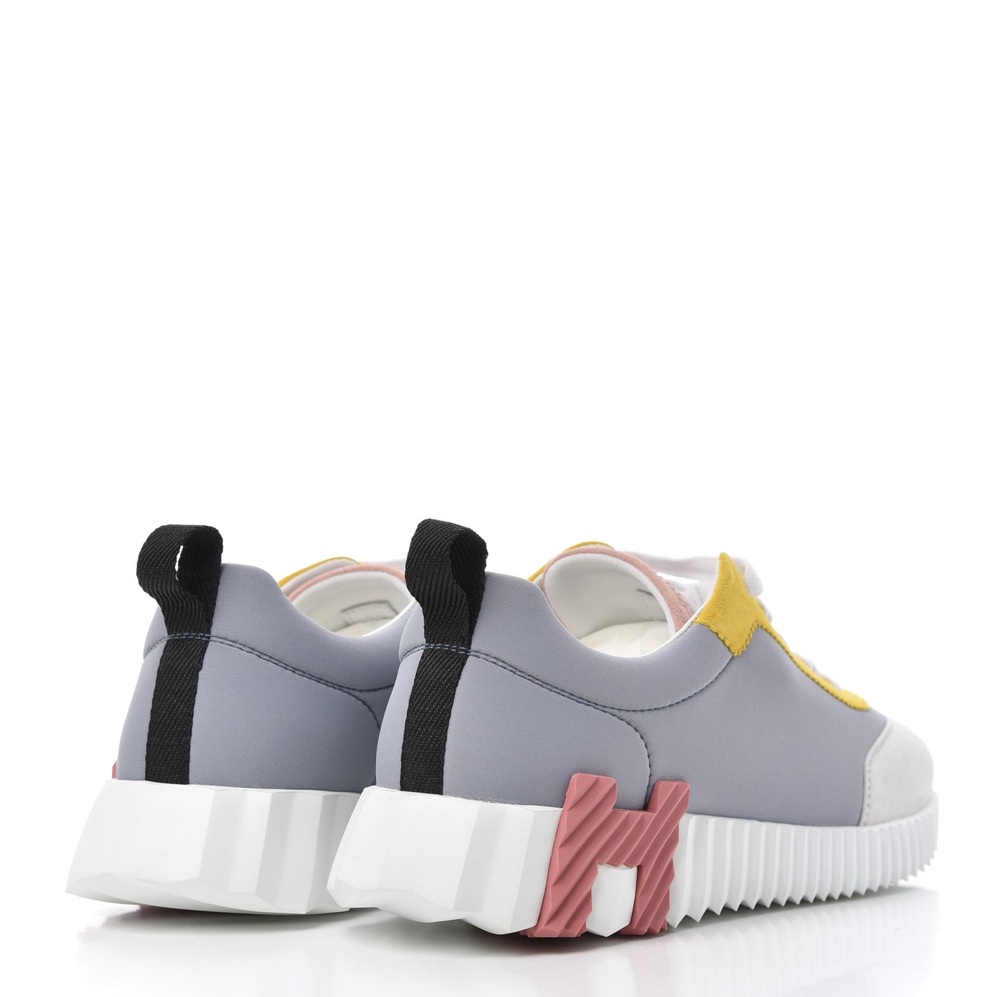 Technical Canvas Suede Goatskin Bouncing Sneakers 37