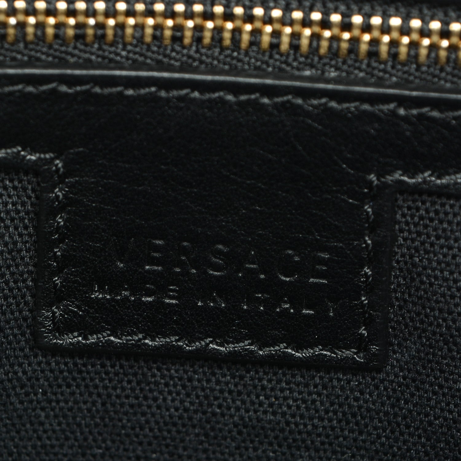 Versace PVC Barocco Printed Tote Black Gold 6 of 11