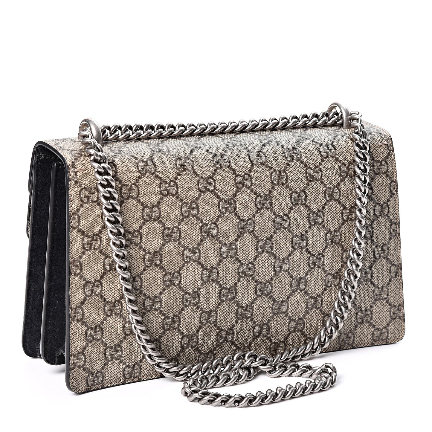 GG Supreme Monogram Small Dionysus Shoulder Bag Black