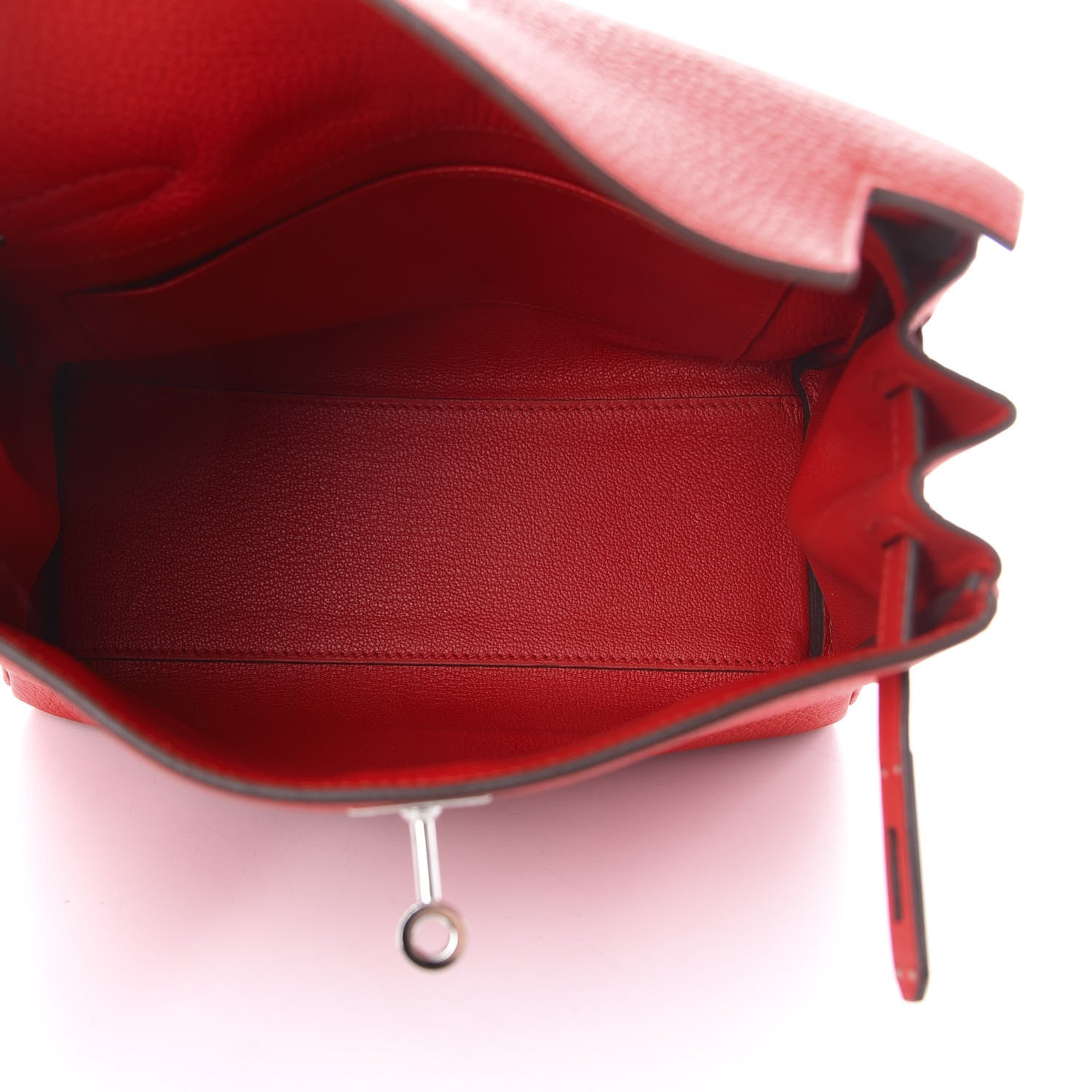 Hermes Taurillon Clemence Kelly Ado Backpack Rouge De Coeur 4 of 11