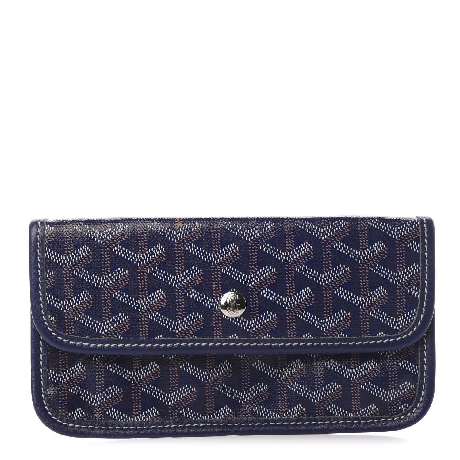 Goyard Goyardine Pouch Navy 1 of 9