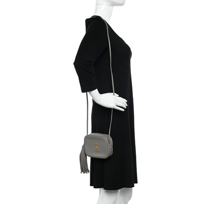 Saint Laurent Nappa Monogram Blogger Bag Oyster Grey 2 of 12