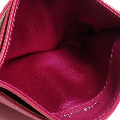 Chanel Lambskin Camellia Card Holder Fuchsia 5 of 8