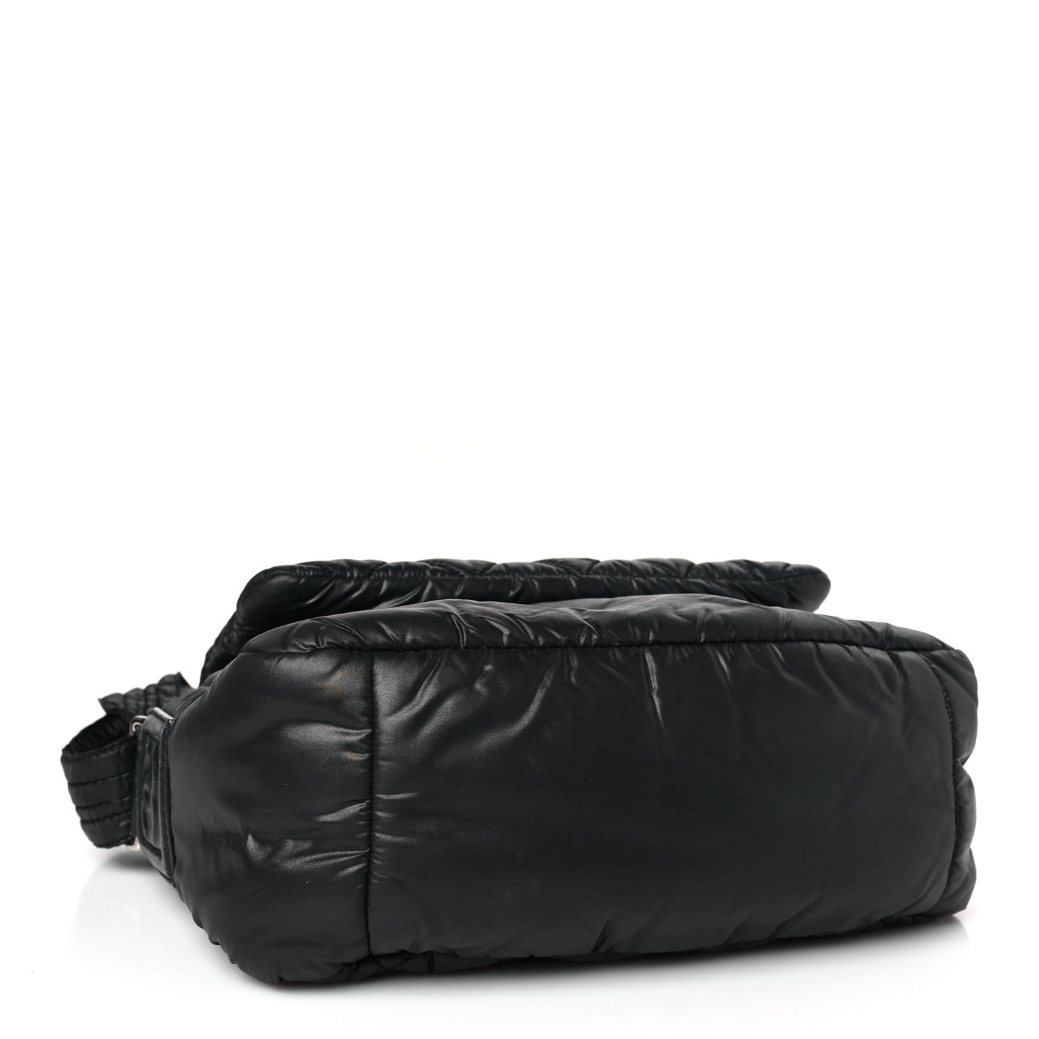 Chanel Nylon Small Coco Cocoon Messenger Bag Black 4 of 9