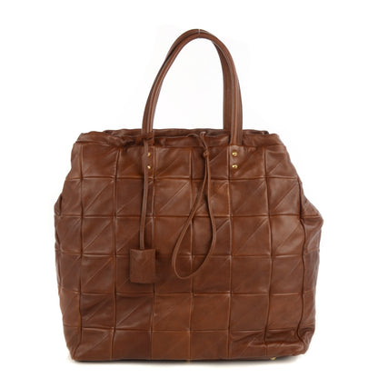 Saint Laurent Lambskin New Sac Rive Gauche Brown 1 of 6