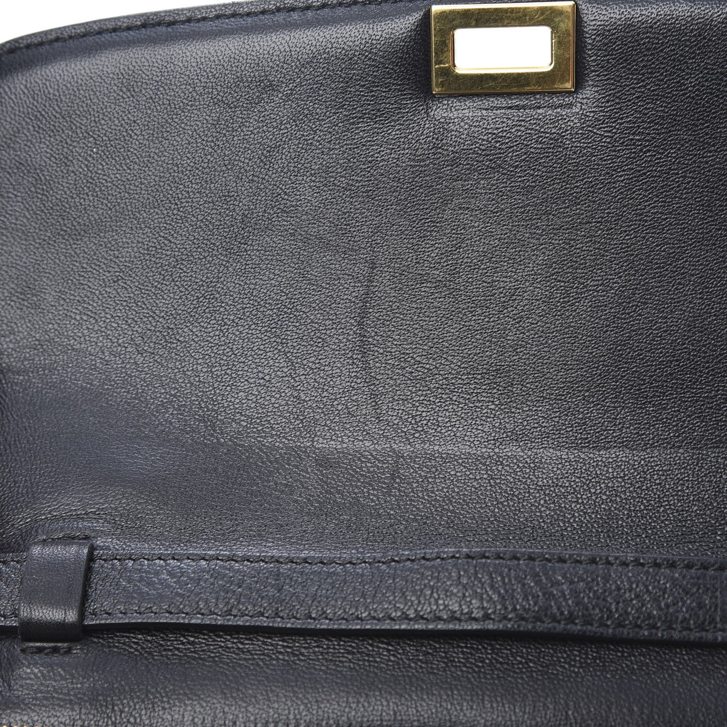 Goatskin Medium Classic Box Flap Bag Black