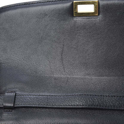 Celine Goatskin Medium Classic Box Flap Bag Black 12 of 16
