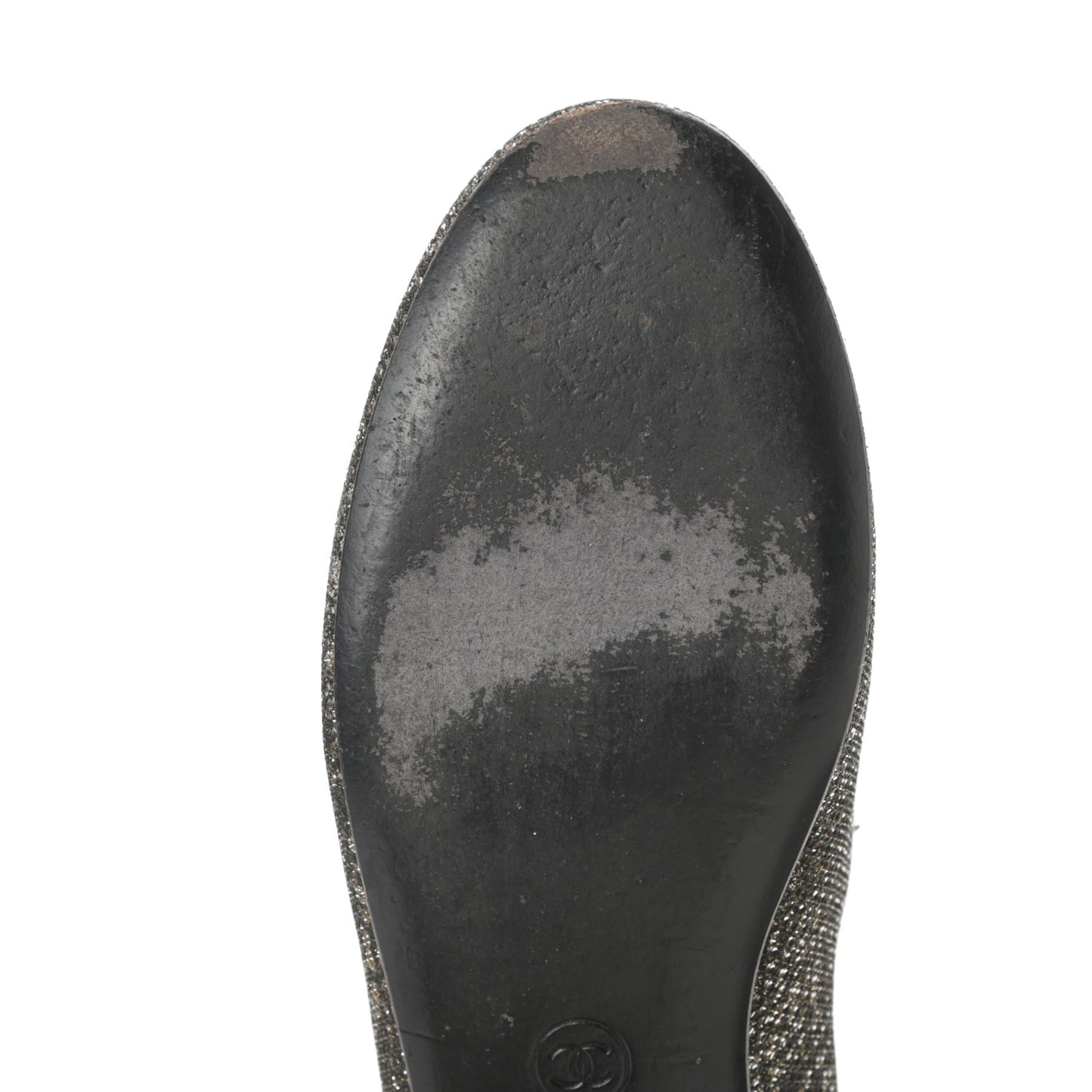 Fantasy Tweed CC Mocassin Loafers 38 Silver