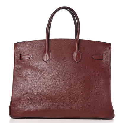 Hermes Ardennes Birkin 35 Rouge H 4 of 38