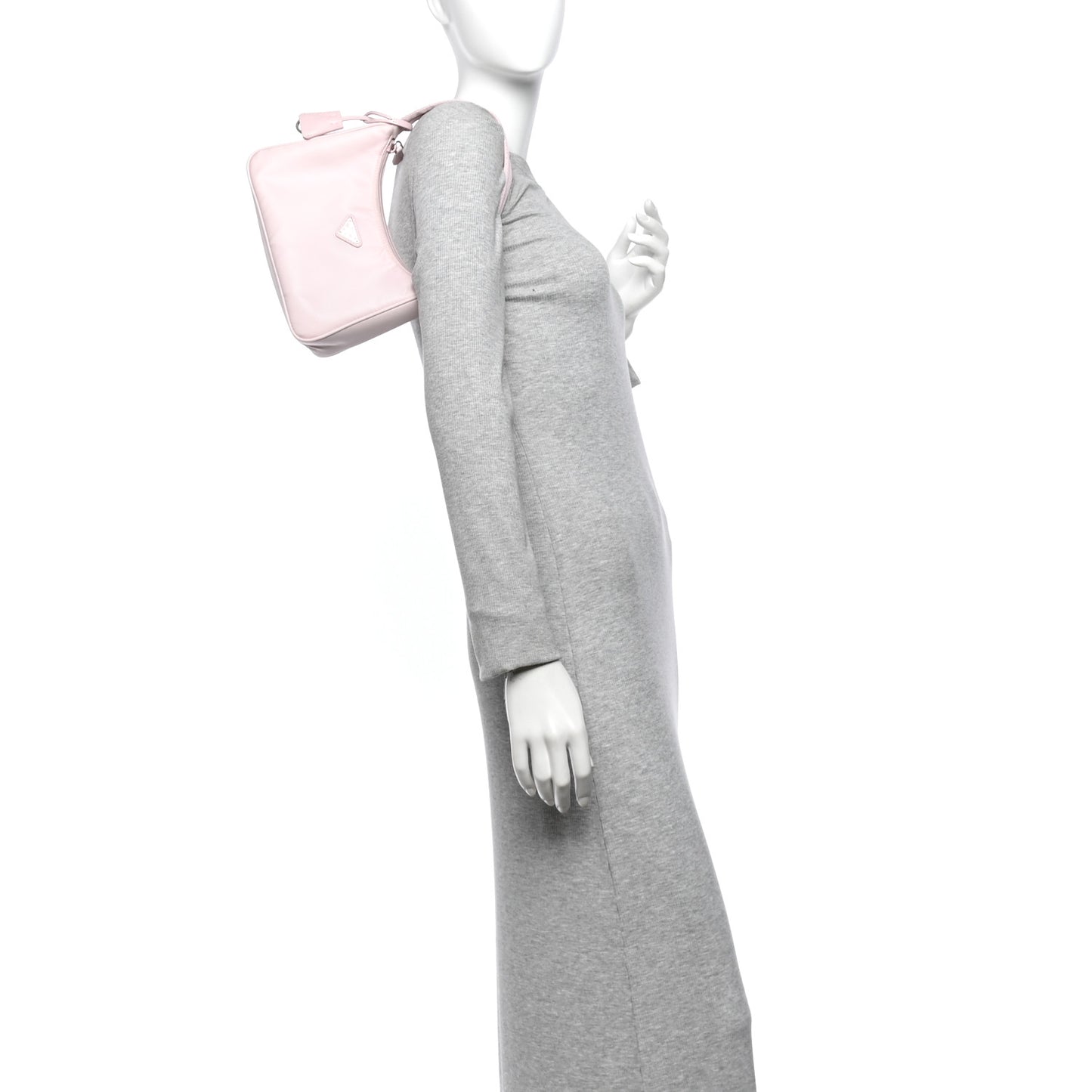 Tessuto Nylon Saffiano Re-Edition 2000 Bag Alabastro