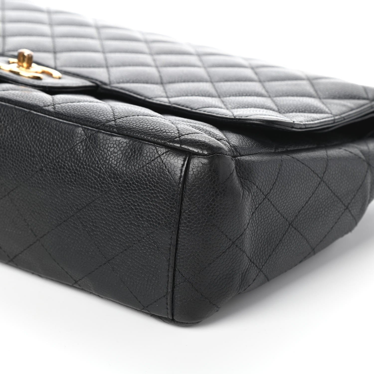 Chanel Caviar Quilted Maxi Double Flap Black 10 of 10