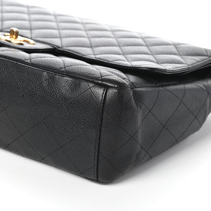 Chanel Caviar Quilted Maxi Double Flap Black 10 of 10