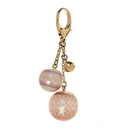 Louis Vuitton Mini Lin Bag Charm Pink 1 of 2
