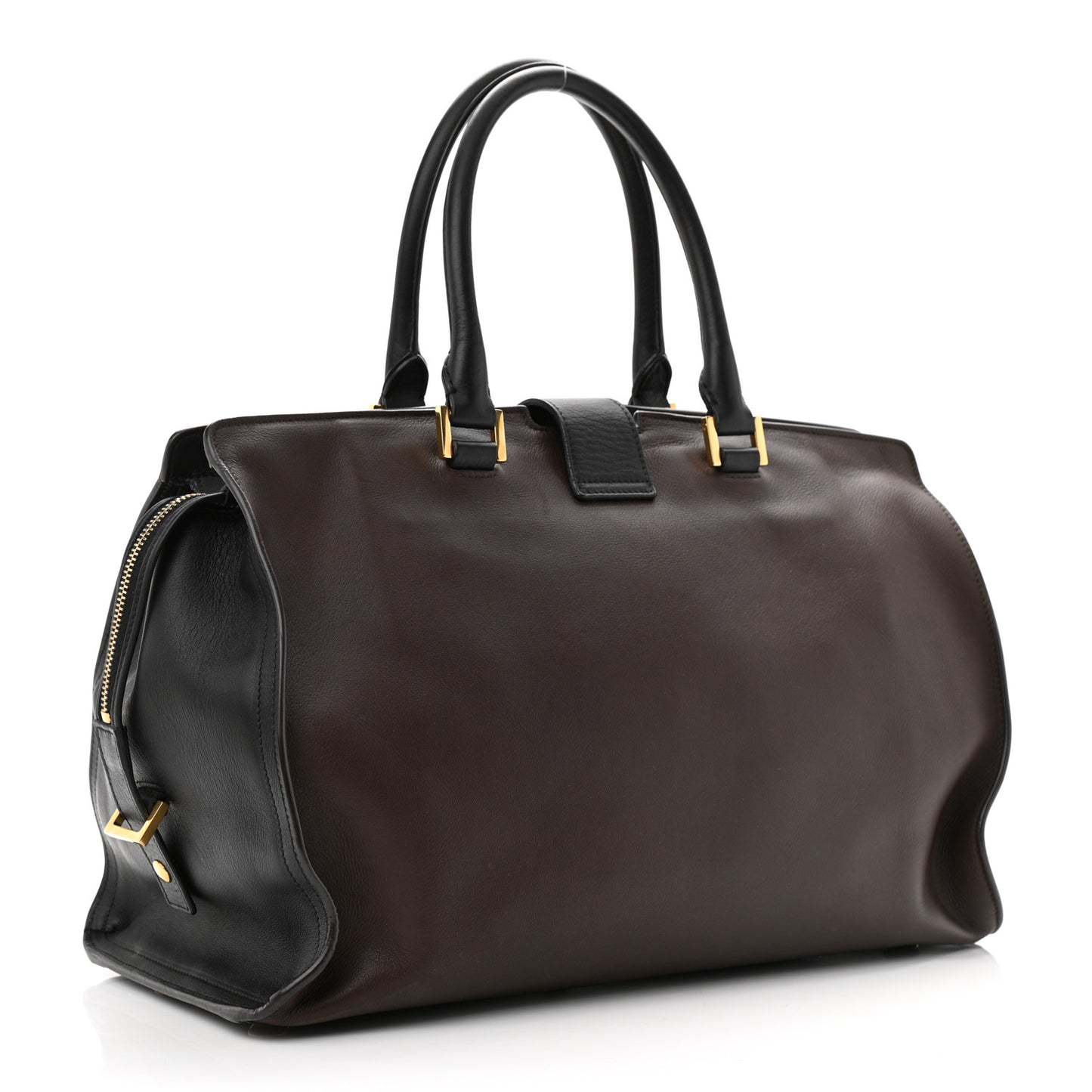 Calfskin Small Classic Y Cabas Brown