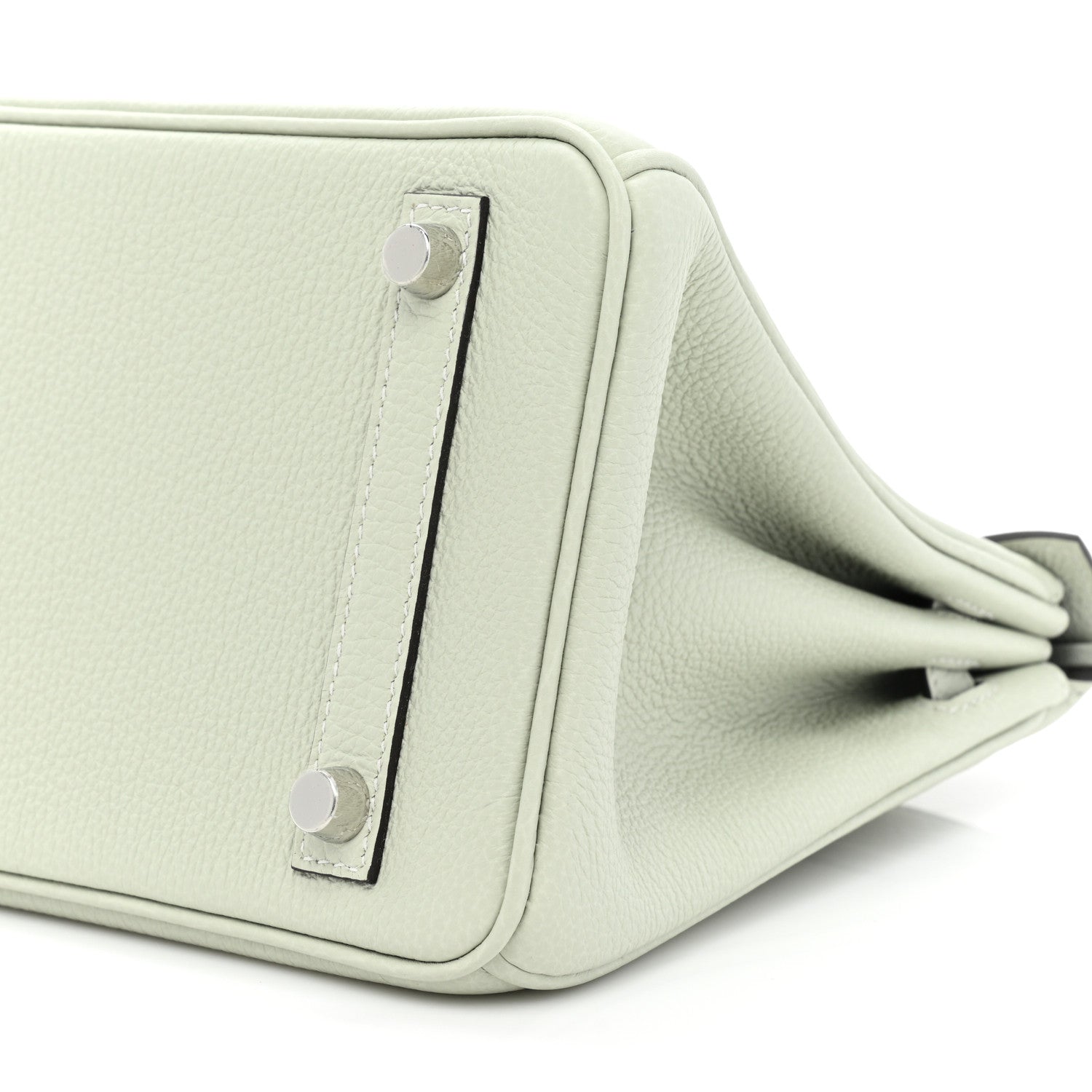 Hermes Togo Birkin 25 Gris Neve 7 of 8