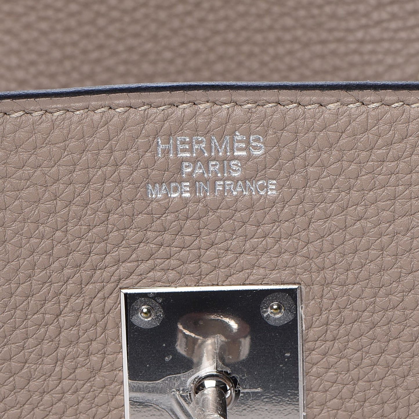 Togo Birkin 35 Gris Tourterelle