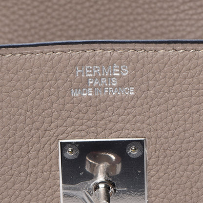 Hermes Togo Birkin 35 Gris Tourterelle 8 of 32