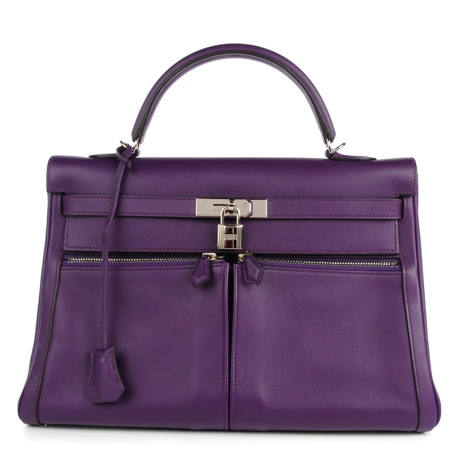 Hermes Swift Lakis Kelly 35 Ultraviolet 1 of 19